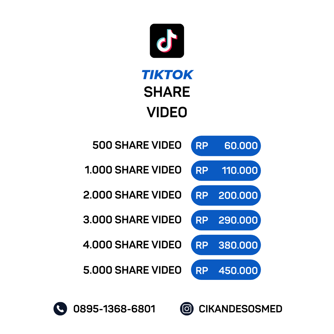 Jasa Share Video TikTok untuk Meningkatkan Engagement